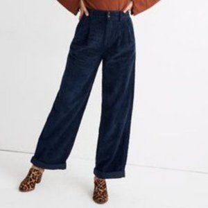 Madewell Navy Corduroy Trousers